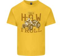 Maglietta Kids Quad Bike How I Roll Per Ragazzi E Ragazze