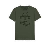 Maglietta Kilroy Was Here WW2 Army War Doodle Graffiti Normandy Mr Chad T-Shirt