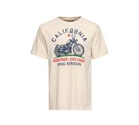 Maglietta King Kerosin California ecru taglia S
