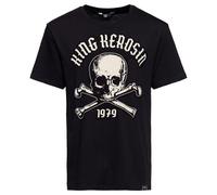 Maglietta King Kerosin Skull Palma nera taglia 2XL