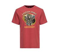 Maglietta King Kerosin Unleash Spirit Borgogna Taglia M