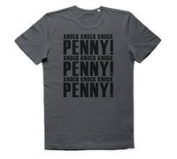 MAGLIETTA KNOCK PENNY maglia door Big Bang Theory Sheldon Cooper T-SHIRT MAN