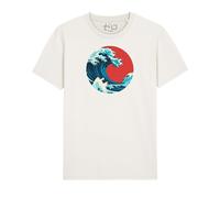 Maglietta La Grande Onda Kanagawa Japanese Art Hokusai The Great Wave T-shirt