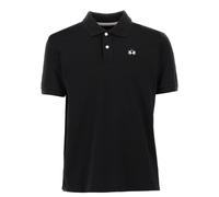 Maglietta La Martina Bpmp01 Polo Uomo 100% Cotone Nero