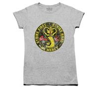 Maglietta Ladies Cobra Kai DOJO Karate Kid Retro Vintage Eagle Fang Donne Film