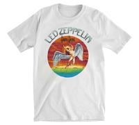 Maglietta Led Zeppelin Swan Song Sunset Classic Rock Folk Music Band LDZ-1014