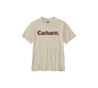 Carhartt T-shirt da uomo leggera a maniche corte con logo grafico, Latte d'avena 1, S