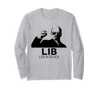 Maglietta Lenin Russia Comunista Nera Maglia a Manica