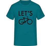 Maglietta Let's Go Cycling, Diva blu, M