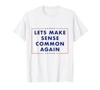Maglietta Let's Make Sense Common Again Maglietta