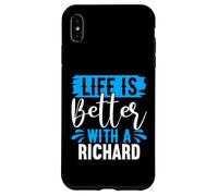 Maglietta "Life Is Better With A Richard" con nome Richard Custodia per iPhone XS Max