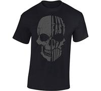 Maglietta: Live Fast Die Young - Moto - Idea regalo per motociclista - Biker T-Shirt - Maglia uomo uomini - Motocicletta - Race - Libertà - Chopper - Bike - USA - Anarchy - Centauro - Morte (L)