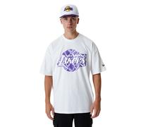 Maglietta Los Angeles Lakers NBA Infill Logo Blanc XL