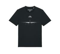 Maglietta 'Lost in space' Uomo Watapparel 5XL nero / bianco