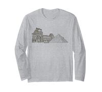 Maglietta Louvre-Museum Maglia a Manica