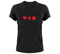 Maglietta Love Death Robots Da donna, colore nero. M