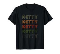 Maglietta Love Heart Ketty nera stile grunge vintage Maglietta