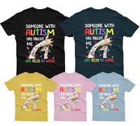 Maglietta Love Needs No Words Autism Awareness Day Promoting Love Acceptance #AD