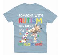 Maglietta Love Needs No Words Autism Awareness Day Promoting Love Acceptance #AD