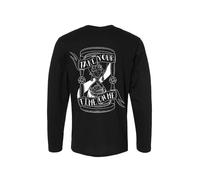 Maglietta LS Nera Unisex Take Your Time On Me Marca Nuova Small-3XLarge