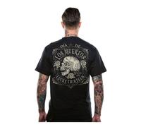 Maglietta Lucky 13 Dead Skull nera XL