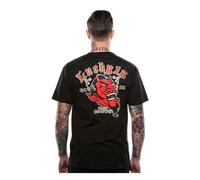 Maglietta Lucky 13 Grease, Gas and Glory nera M
