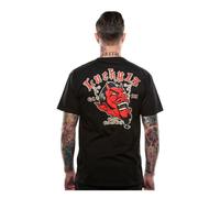 Maglietta Lucky 13 Grease, Gas and Glory nera S