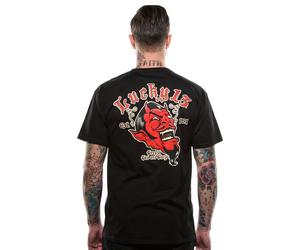 Maglietta Lucky 13 Grease, Gas and Glory nera S