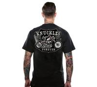Maglietta Lucky 13 Knuckles nera 3XL