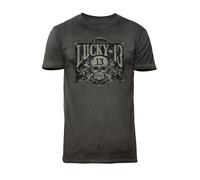 Maglietta lucky 13 tombstone t-shirt vintage nera Lucky 13