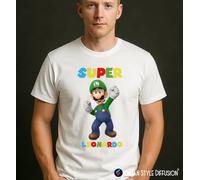 Maglietta Luigi Personalizzata con Nome - T-Shirt Unisex - Italian Style Diff...