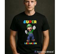 Maglietta Luigi Personalizzata con Nome - T-Shirt Unisex - Italian Style Diff...