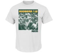 Maglietta Majestic Green Bay Packers Aaron Rodgers One Defining Moment