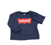 Levi's Maglietta Lvg Ss Batwing Tee 3E4234 Bambine e ragazze Grigio (Light Grey Heather/Red) 4 anni