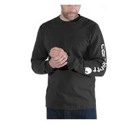 Maglietta manica lunga logo nero Carhartt