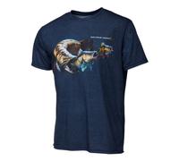 Maglietta maniche corte uomo cannibal shad tshirt BLU