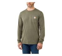 Maglietta maniche lunghe carhartt force flex pocket l/s basil heather Carhartt
