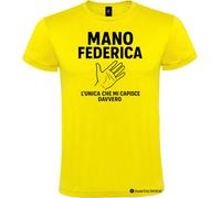 Maglietta Mano Federica - L’unica che mi capisce davvero - Italian Style Diff...