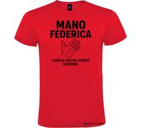 Maglietta Mano Federica - L’unica che mi capisce davvero - Italian Style Diff...