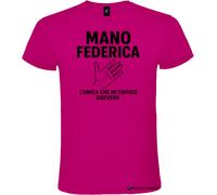 Maglietta Mano Federica - L’unica che mi capisce davvero - Italian Style Diff...