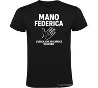 Maglietta Mano Federica - L’unica che mi capisce davvero - Italian Style Diff...