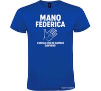 Maglietta Mano Federica - L’unica che mi capisce davvero - Italian Style Diff...