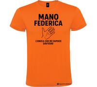 Maglietta Mano Federica - L’unica che mi capisce davvero - Italian Style Diff...