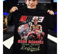 Maglietta Marc Marquez 93 MotoGp T-Shirt 100% Cotone Sport Moto GP Premio 2025