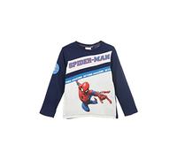 Maglietta Marvel Spiderman Maniche Lunghe Bambino Ufficiale in Cotone 5559