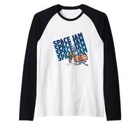Maglietta Marvin The Martian, Bugs e Taz Space Jam Maglia con Maniche Raglan