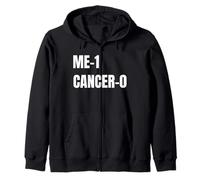 Maglietta Me 1 Cancer 0 I Beat Cancer Brave Survivor Felpa con Cappuccio