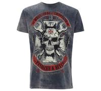 Maglietta Mechanic WCC vintage blu, 2XL