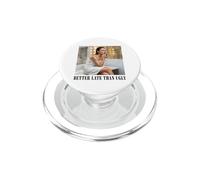 Maglietta "meglio Tardi Che Brutta" Divertente Per Donna E PopSockets PopGrip per MagSafe