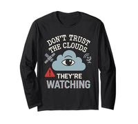 Maglietta meme Tinfoil Hat Society Conspiracy Theory Maglia a Manica